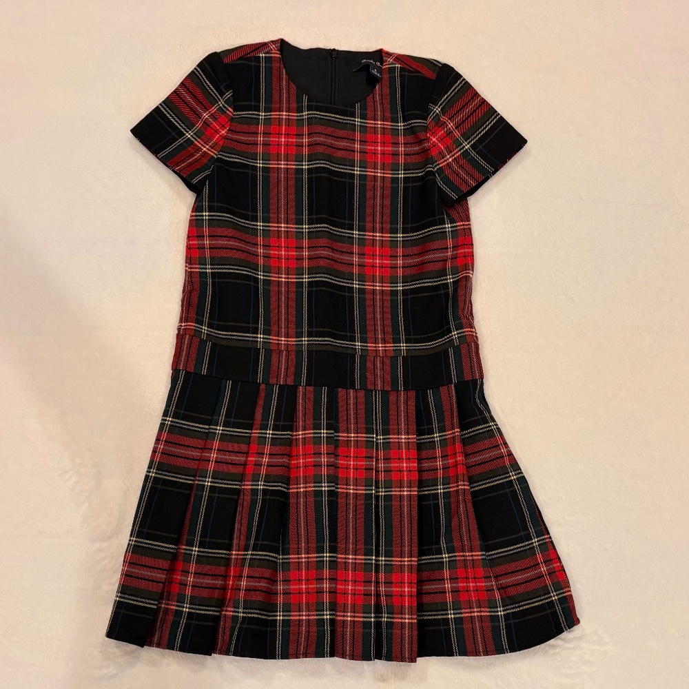 Brooks Brothers Short Sleeve Tartan Dress